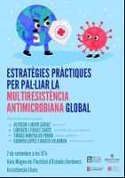Taula rodona sobre “Multiresistència Antimicrobiana Global”, aquest dijous 7 de setembre a l’IEI  